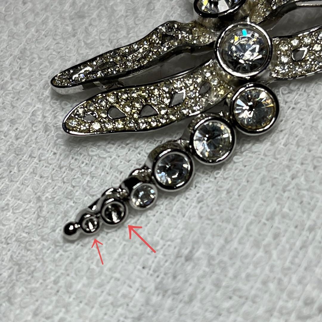 クリスチャンディオール トンボブローチ アクセサリー《ジャンク》