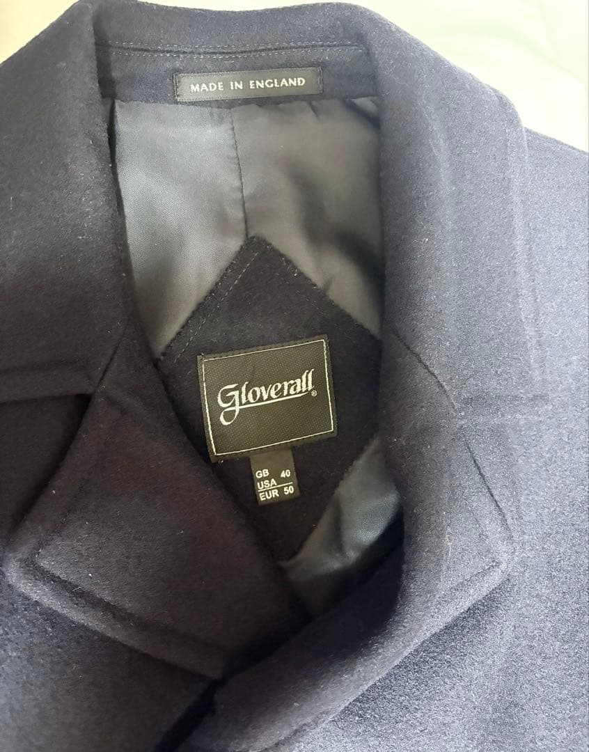 美品！Gloverall ネイビー ピーコート GB 48
