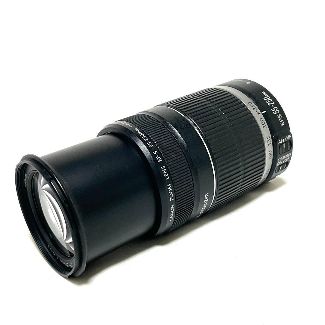 コスパ最強❣️ EF-S 55-250mm 手ブレ補正✨ 初心者安心☘️ - メルカリ