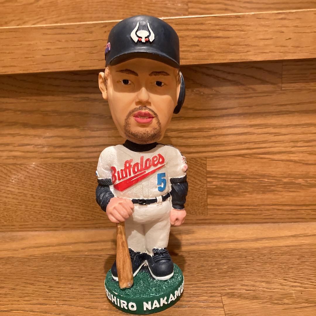 近鉄バファローズ 中村紀洋 ボブルヘッド人形 - メルカリ