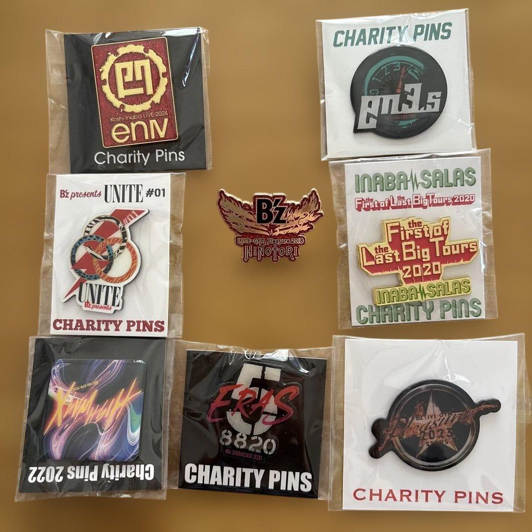 B'z 稲葉浩志 INABASALASチャリティーピンバッジ まとめ売り - メルカリ