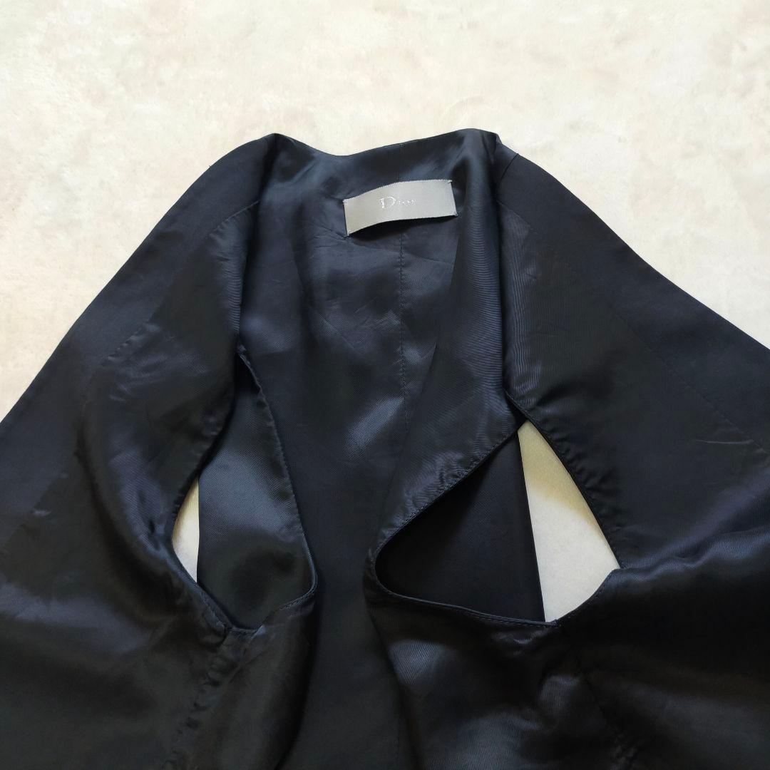 イタリア製 DIOR HOMME 44 テーラードベスト ジレ タキシードベスト