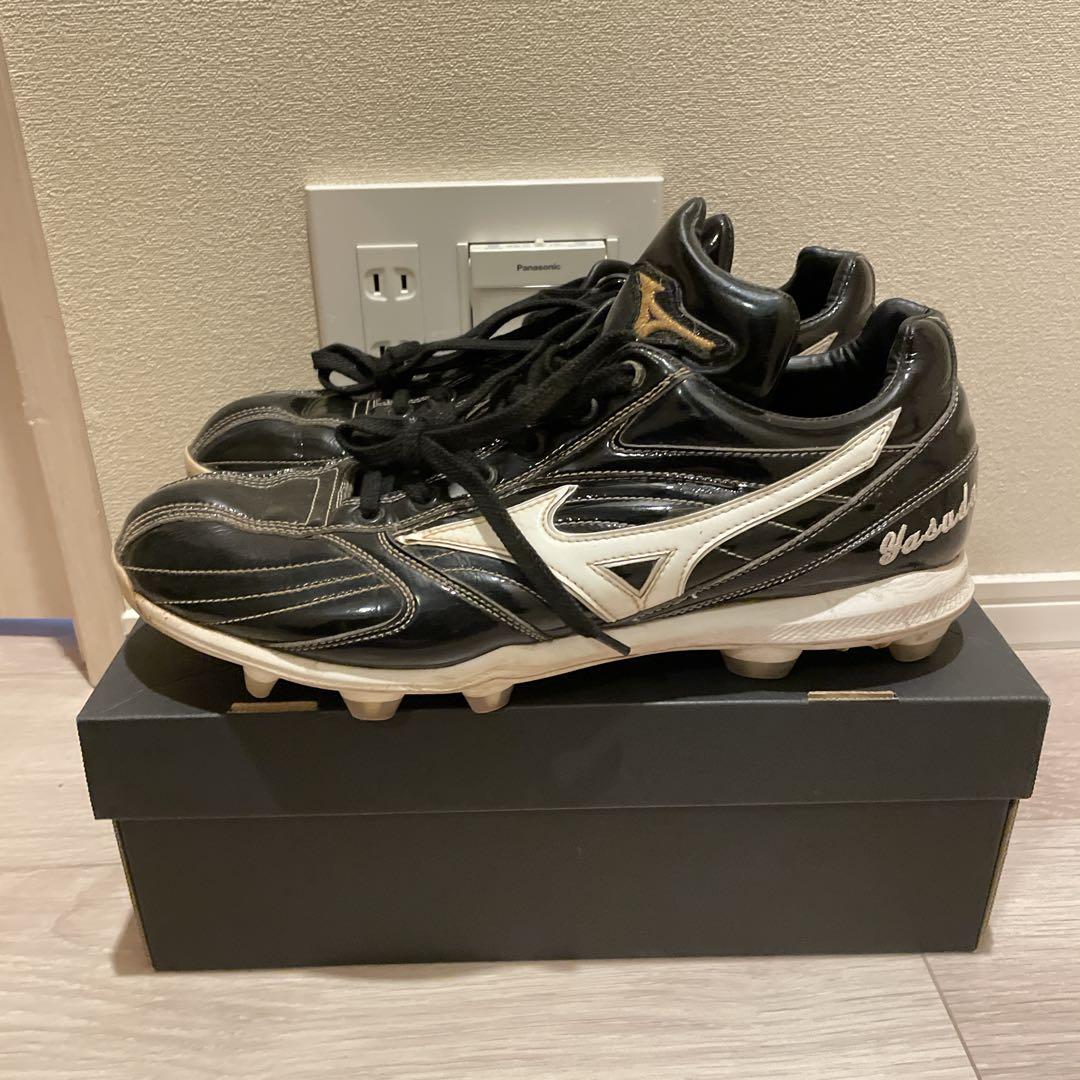 プロ使用品】安田尚憲 千葉ロッテマリーンズ スパイク ミズノプロ 支給