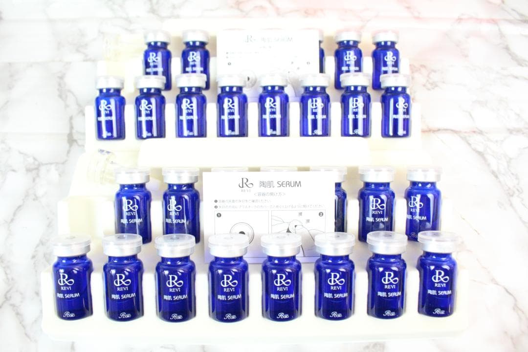 ♡REVI 陶肌セラム 美容液 5ml15本入り×2セット計30本 銀座ロッソ