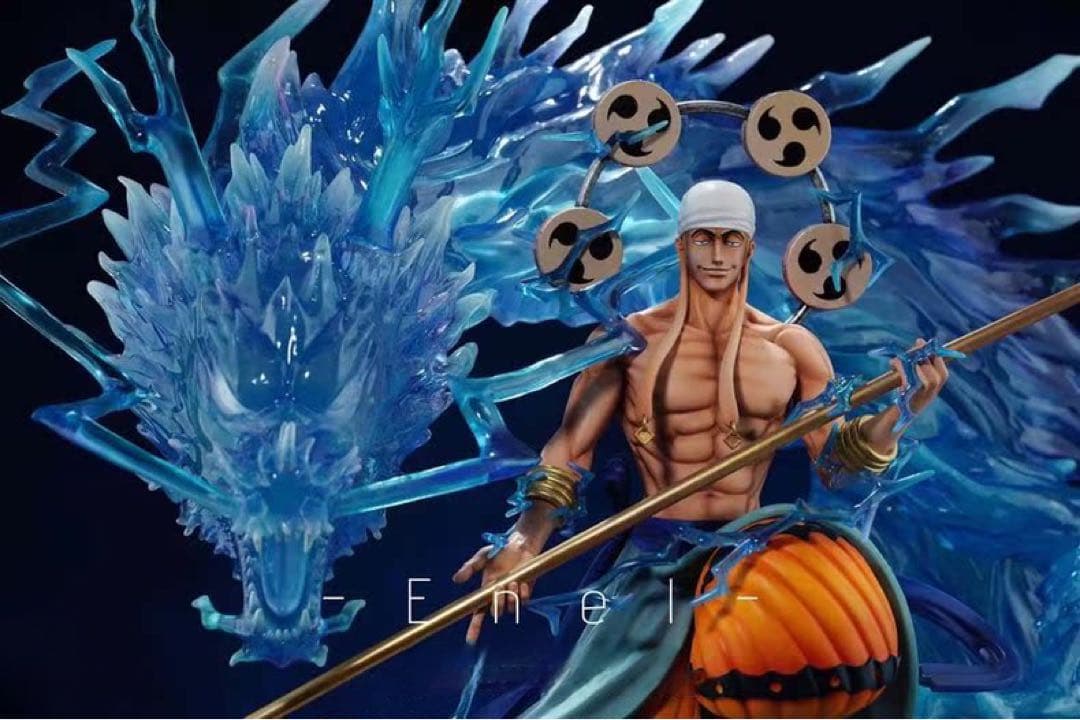 新品】ワンピース エネル ゴロゴロの実 フィギュア ガレージキット