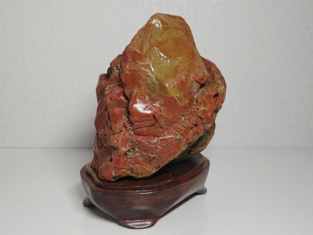 赤玉石 2.3kg 赤石 碧玉 原石 鑑賞石 自然石 誕生石 鉱物 鉱石 水石