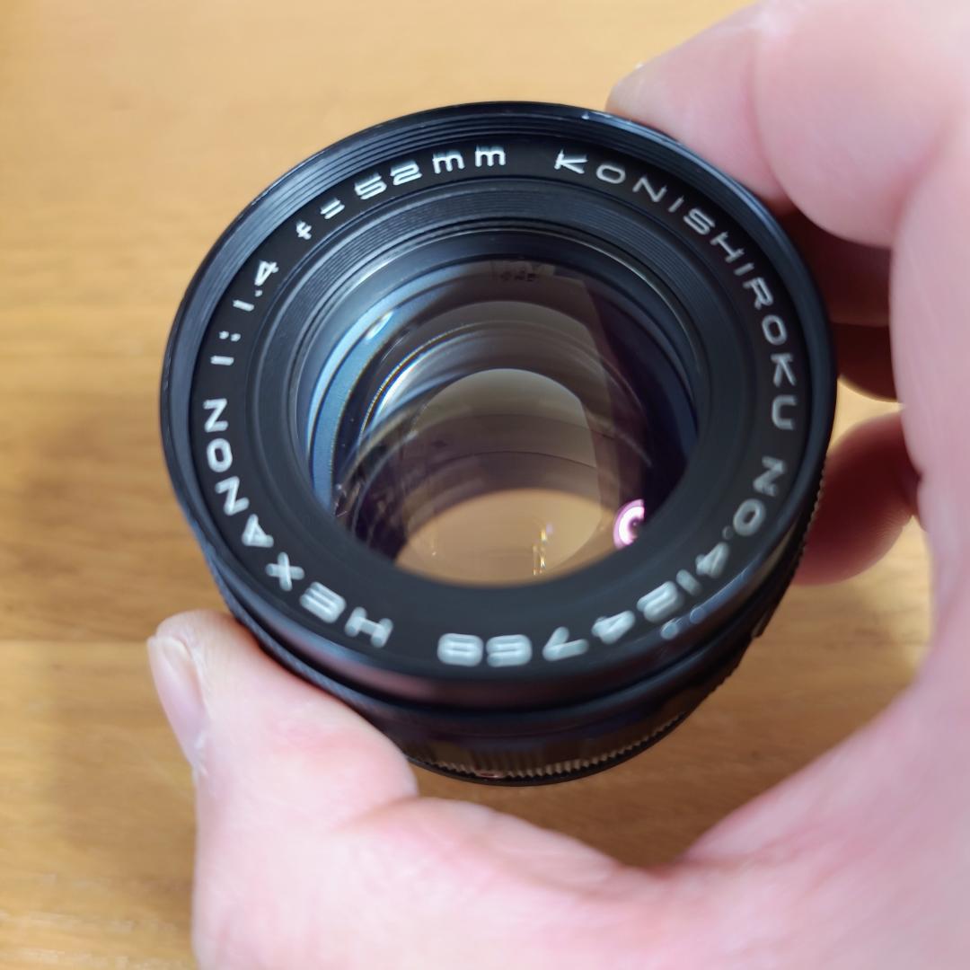 中古・良品】小西六 HEXANON 52mm f1.4 LMマウント - メルカリ