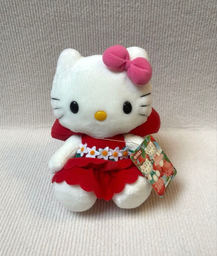 激レア·タグ付き☆ご当地キティ 信州限定 りんご ハローキティ ぬいぐるみ