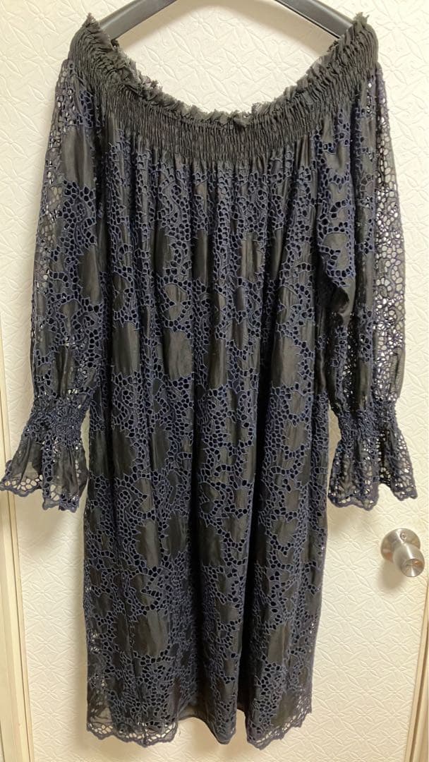 最終価格 ハウスオブロータス レースワンピース オフショルダー 霧島かれん