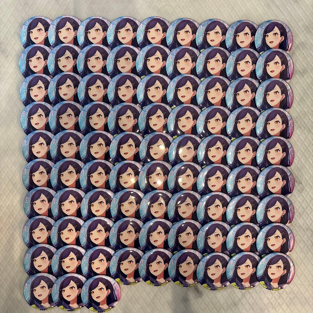 プロセカ　白石杏グリッター缶バッジ 予約商品】グリッター缶バッジ イベントイラストコレクション vol.52 B