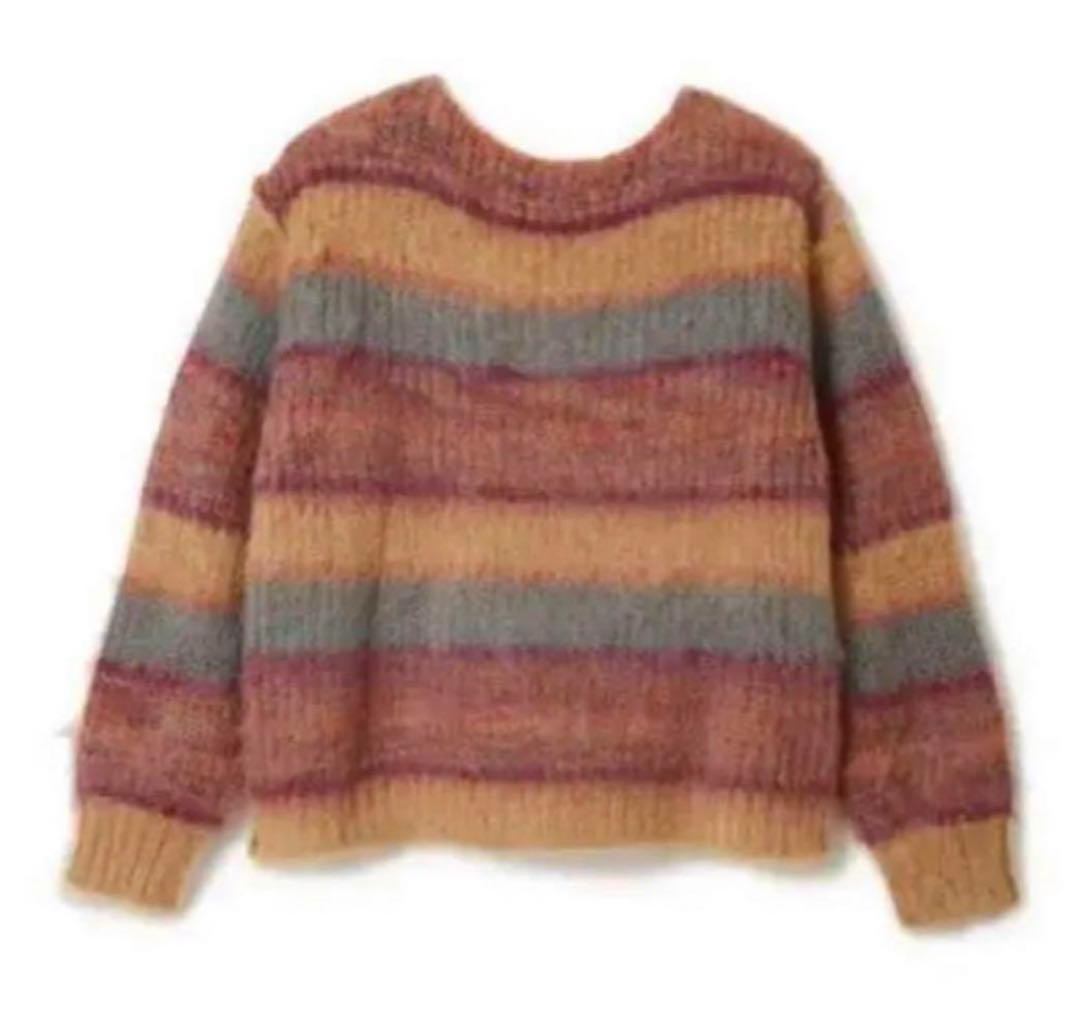 タイムセール 美品 perverze モヘアニットカーディガン ピンク - メルカリ