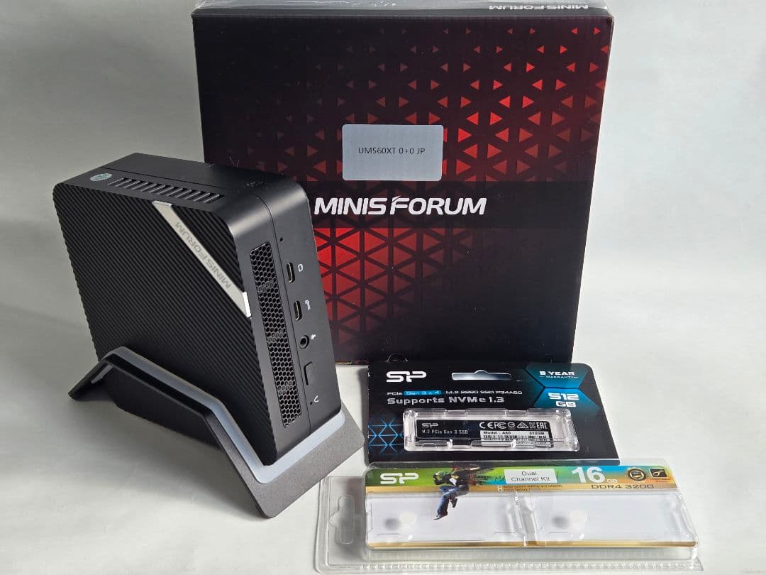 minisforum UM560XT Win11Home未認証 初期化済 - メルカリ