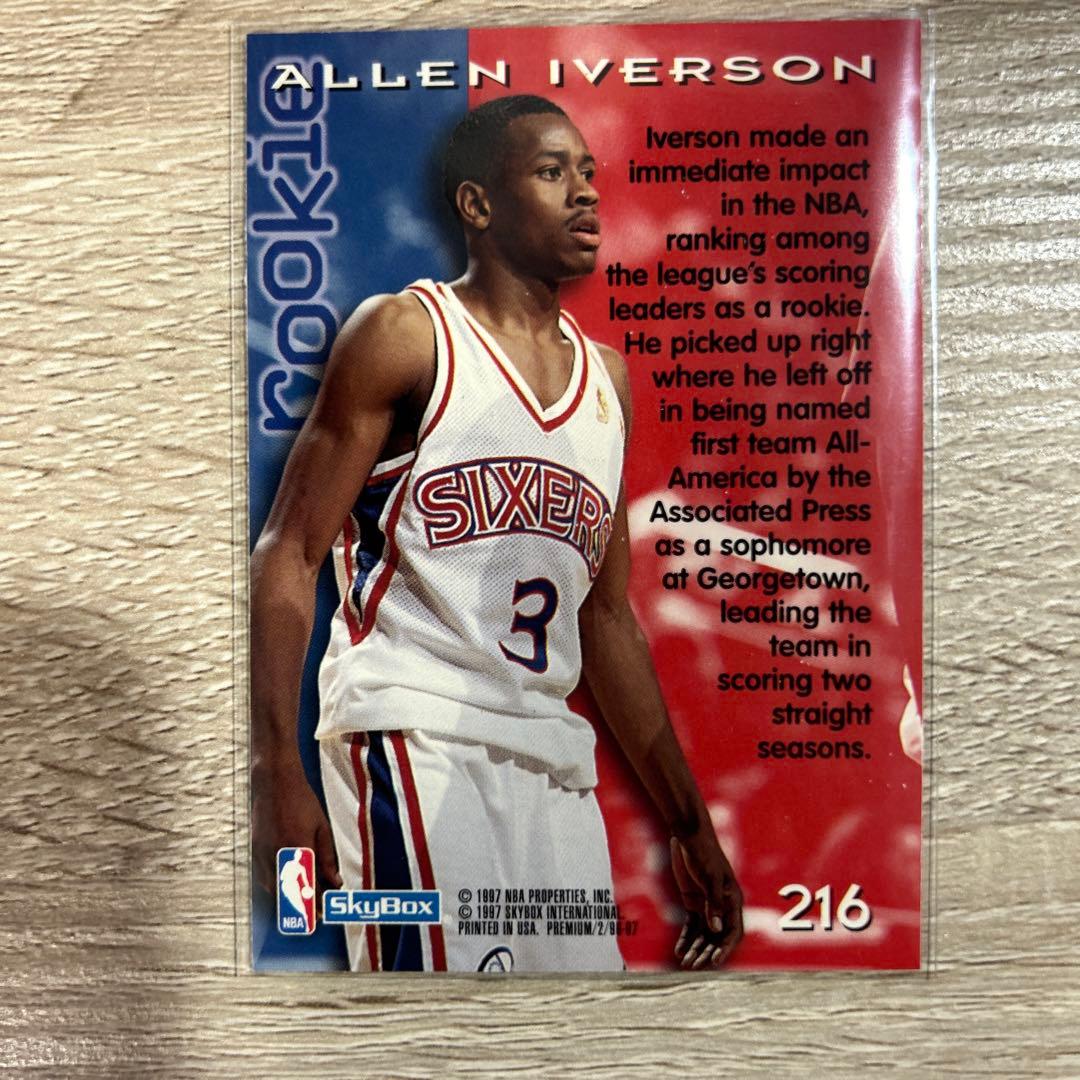 アレン・アイバーソン ルーキーカード SKYBOX 96-97 - メルカリ