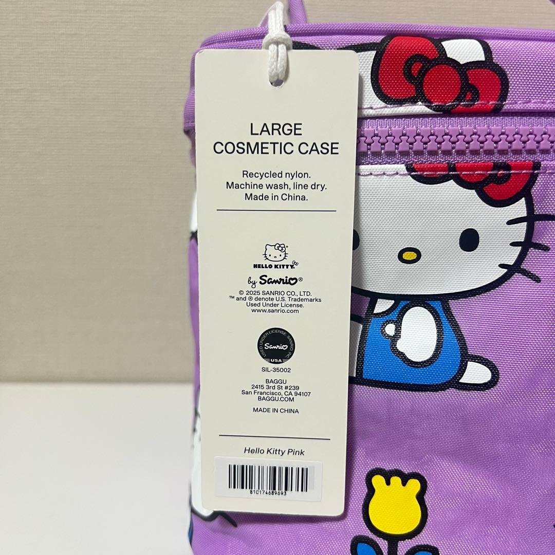 BAGGU ラージ コスメティックケース バニティ ポーチ ハロー キティ