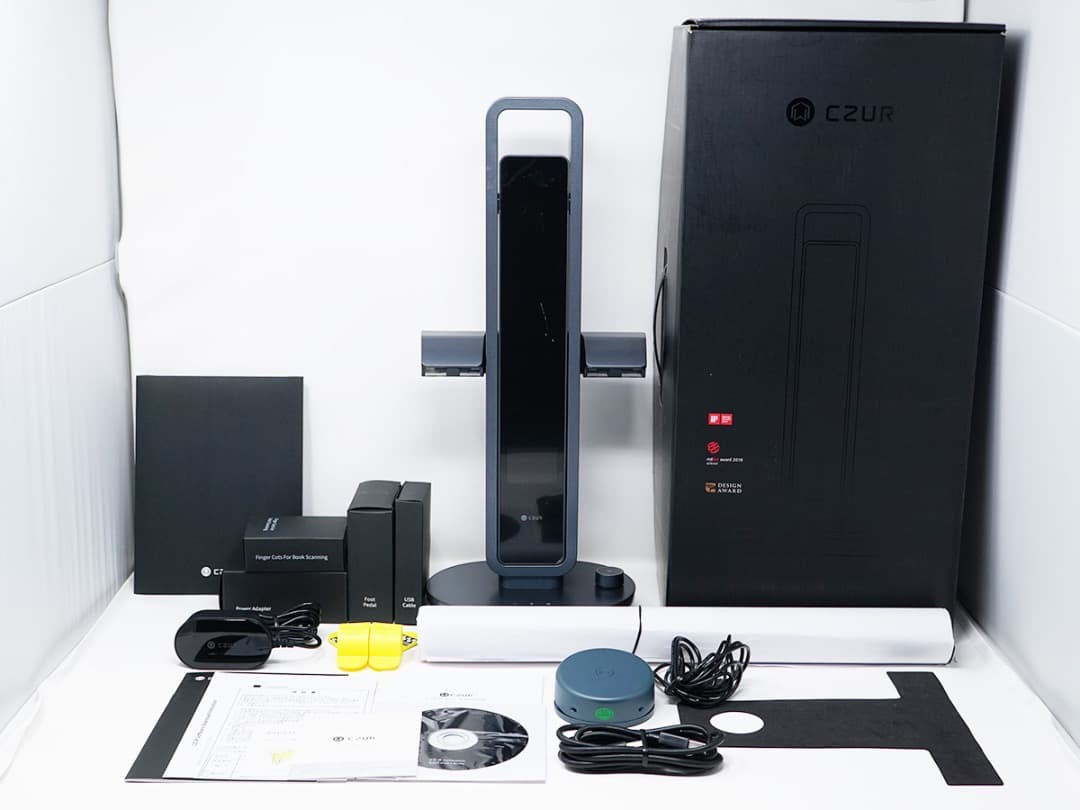 A*4様 ■極美品 CZUR Aura X Pro デスクライト兼用スマートスキ デスクライト兼用スマートスキャナー Aura X Pro バッテリー内蔵モデル