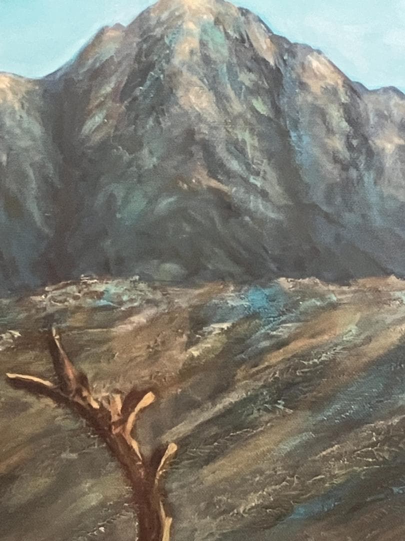 真作　仲谷　宏　甲斐駒ヶ岳　10号　10F