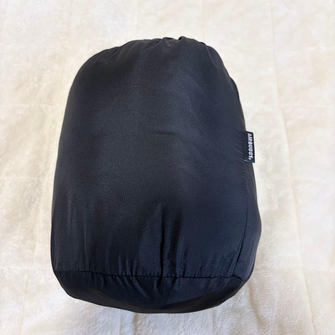 美品] AIRBUGGY マルチライトケープ ジェットブラック 防寒ケープ