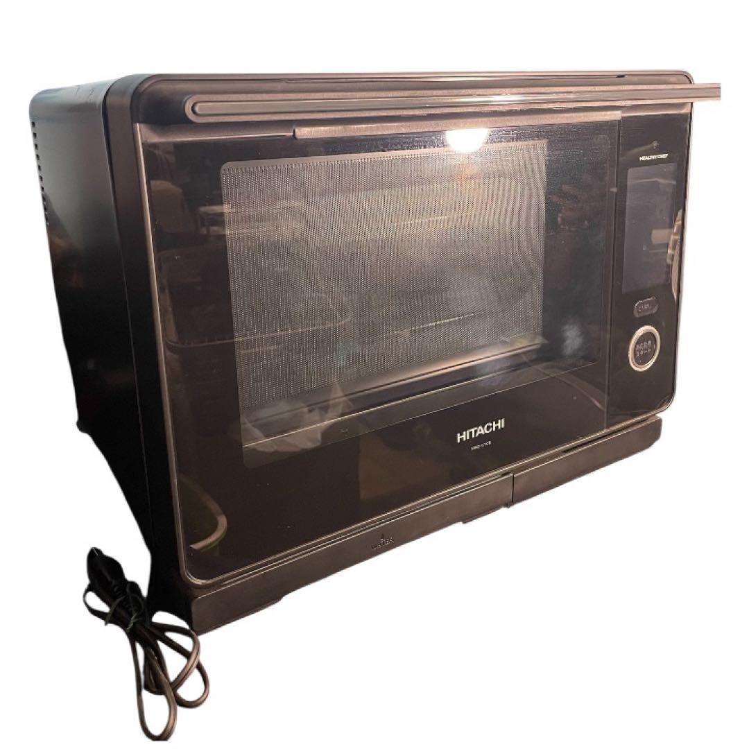 霧夜　HITACHI 日立 過熱水蒸気 オーブンレンジ 2023年製 S152 ⭐ 2023年製の美品! HITACHI ❘ 日立 過熱水蒸気オーブンレンジ