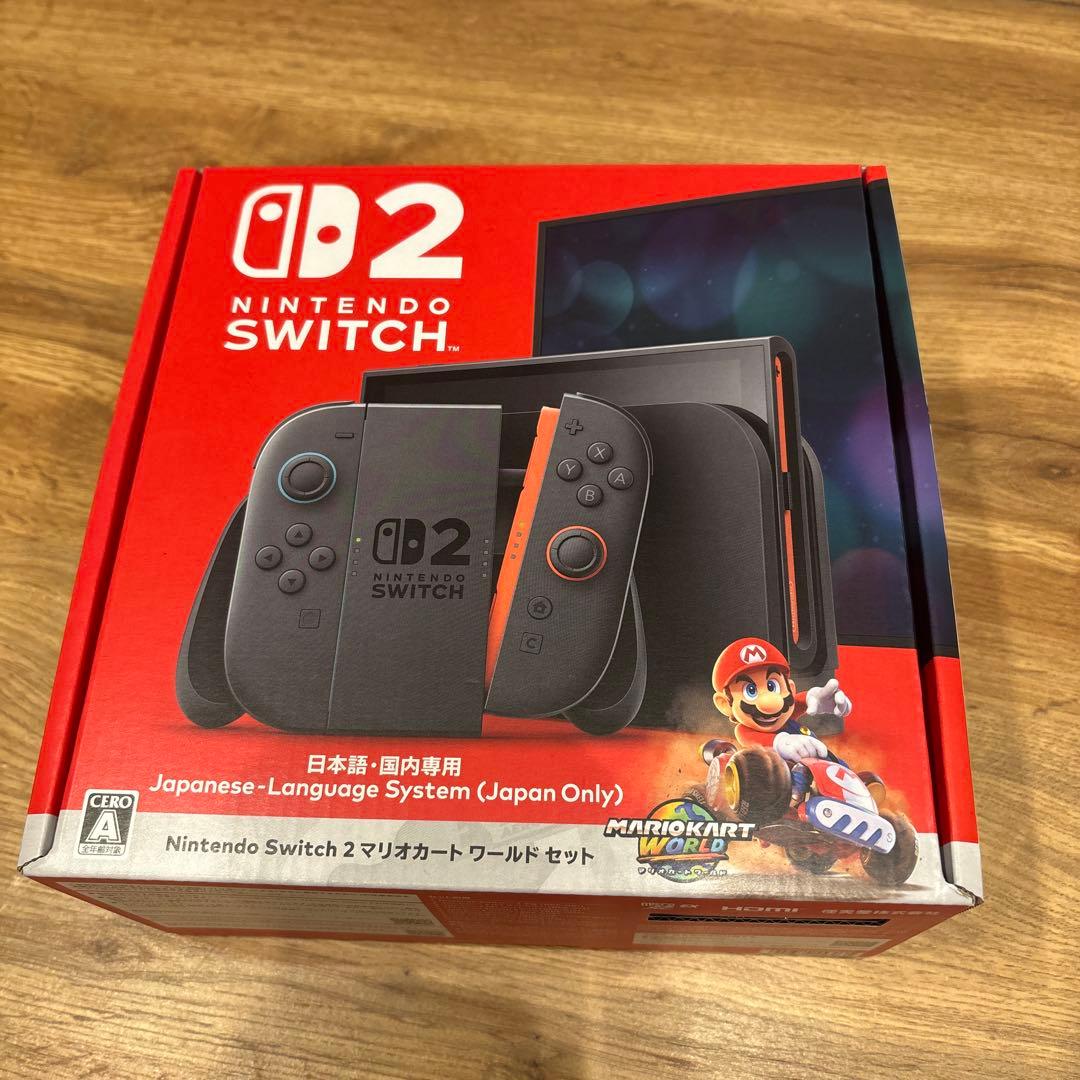 新品未使用⭐︎Nintendo SwitchD2日本語版マリオカートセット Amazon.co.jp: Nintendo Switch 2(日本語・国内専用) マリオカート