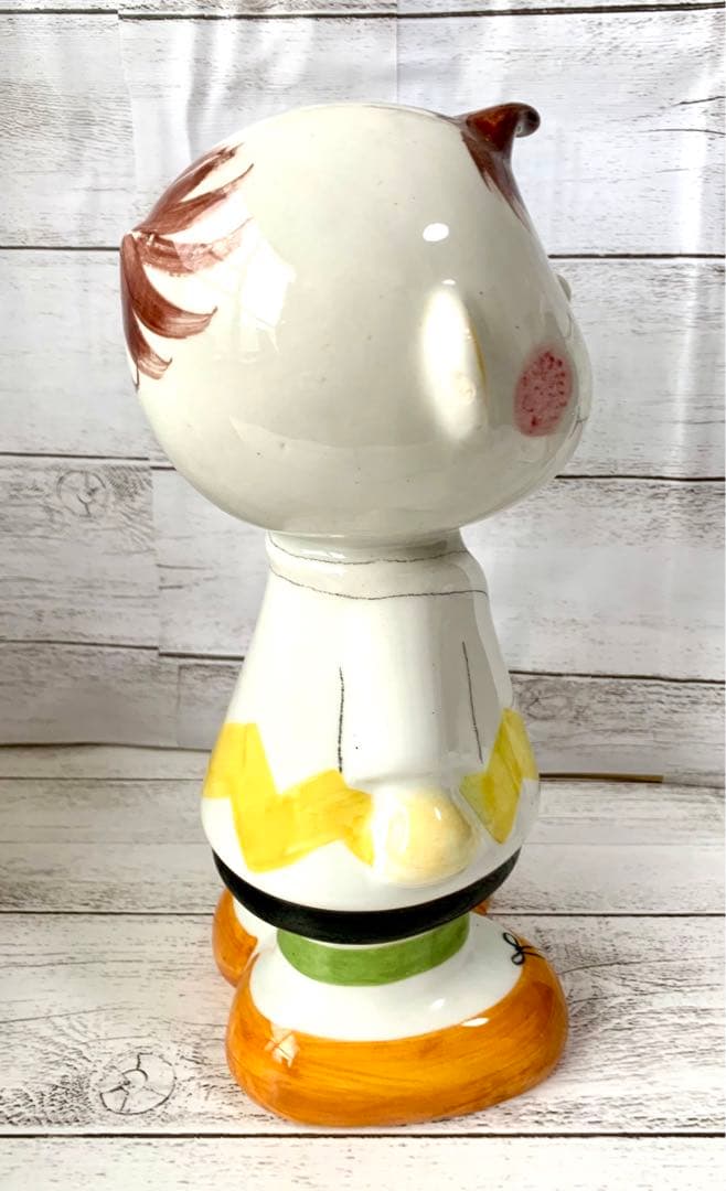 スヌーピー Determined イタリアンバンク チャーリーブラウン 貯金箱