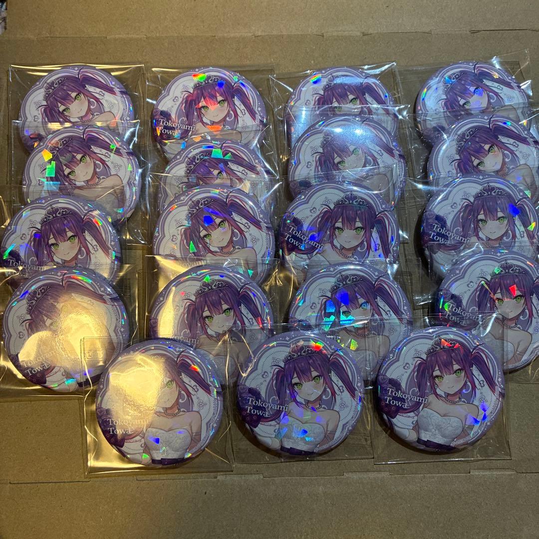 一番くじ ホロライブ 常闇トワ 缶バッジ ホログラムver