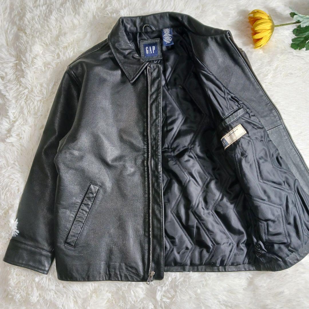 オールドギャップ　OLDGAP　レザージャケット　Lサイズ　ヴィンテージ 90年代 OLD GAP オールドギャップ レザージャケット メンズL相当 古着