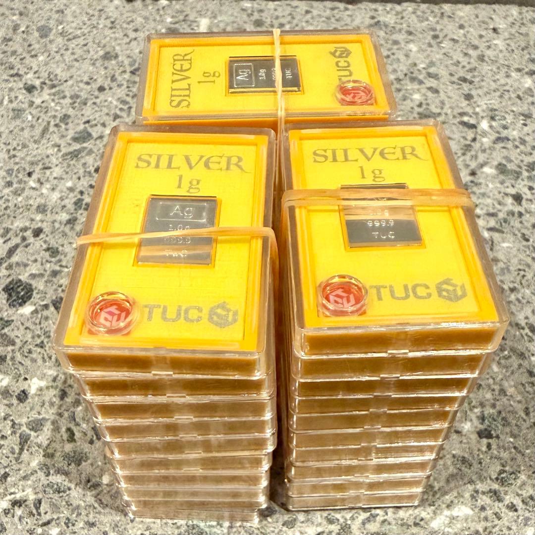 TUC Silver 1g 純銀景品 30個 シルバー - メルカリ