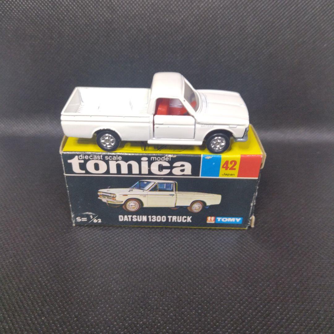 29】トミカ 黒箱 日本製 ダットサン 1300 トラック 1Eホイール - メルカリ