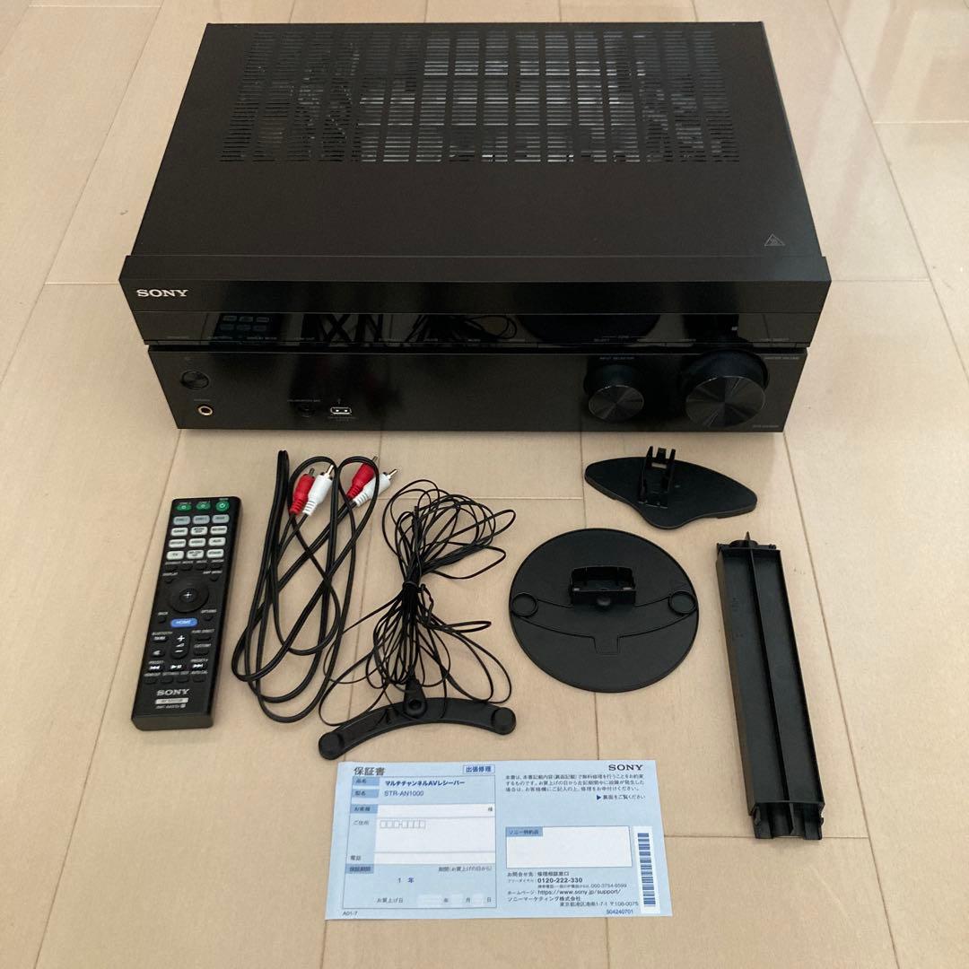 アンプ SONY STR-AN1000 ソニー6年ぶりのAVアンプ「STR-AN1000」をレビュー。自宅で試してみた