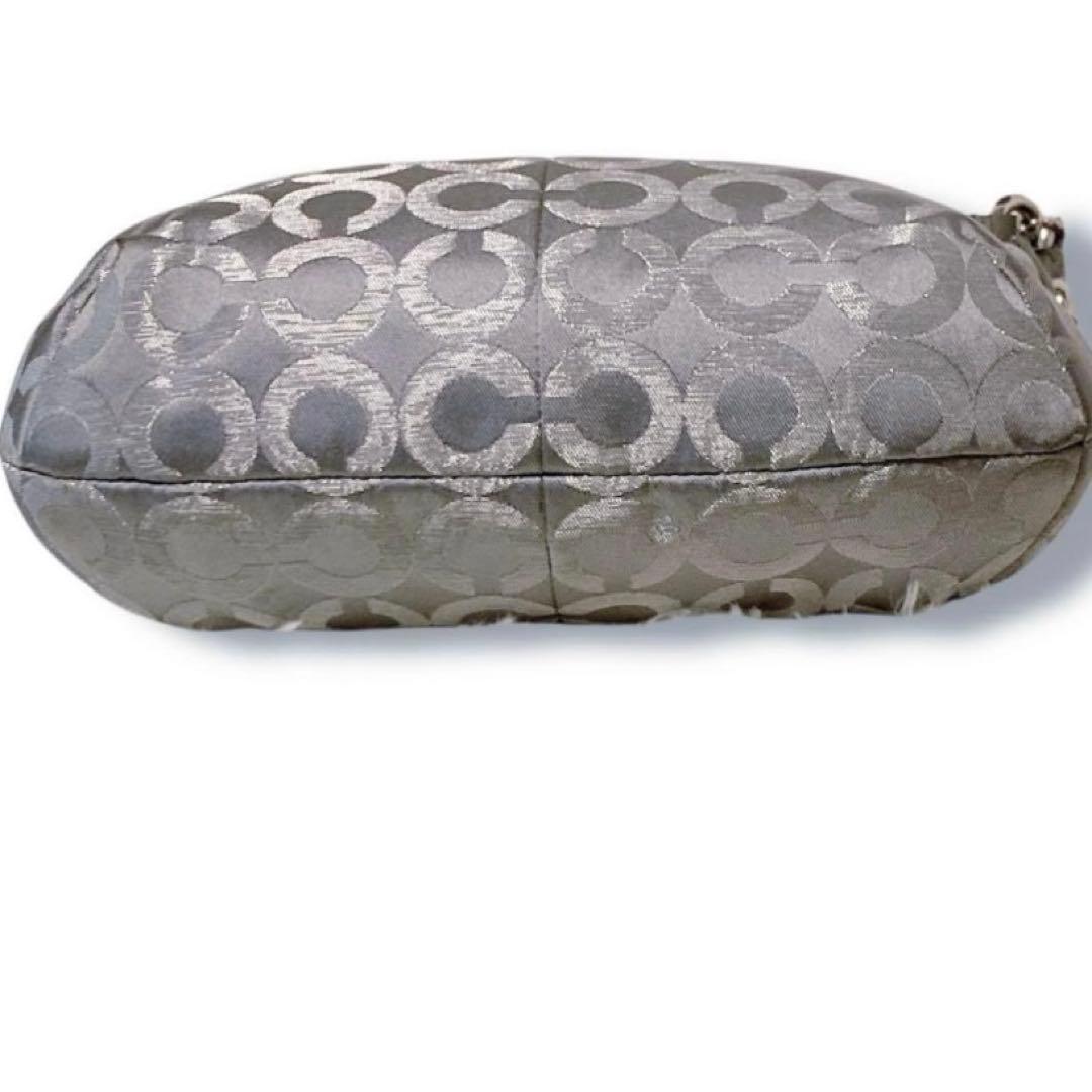 COACH ワンショルダー バッグ アクセサリーポーチ シルバー系