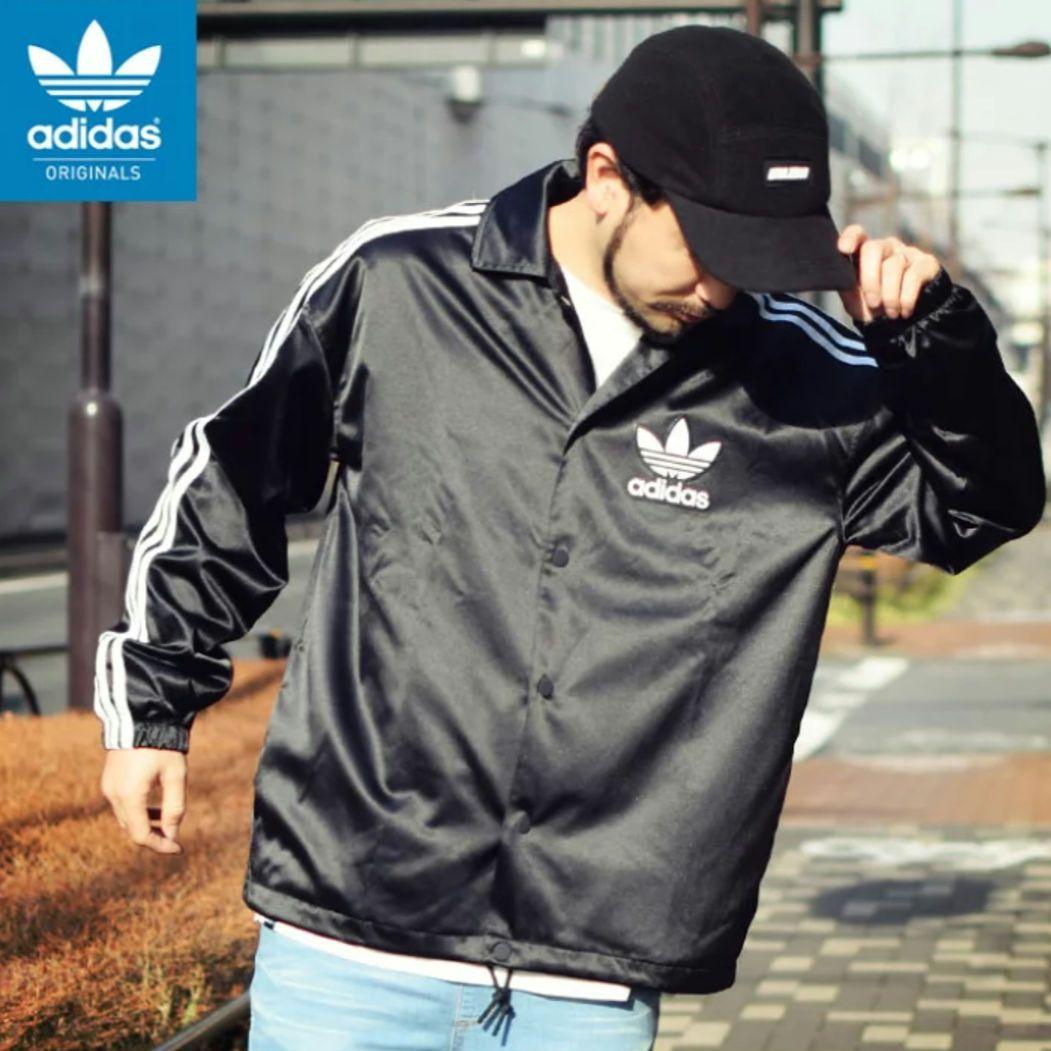 美品】アディダス サテンコーチジャケット 常田大希 DV1617 入手困難 M