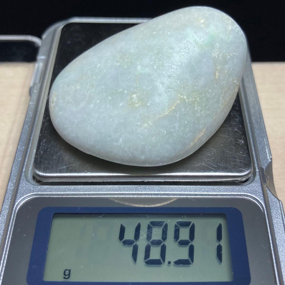 糸魚川翡翠　宮崎・境海岸　翡翠　海石　翡翠輝石　原石　48.9ｇ