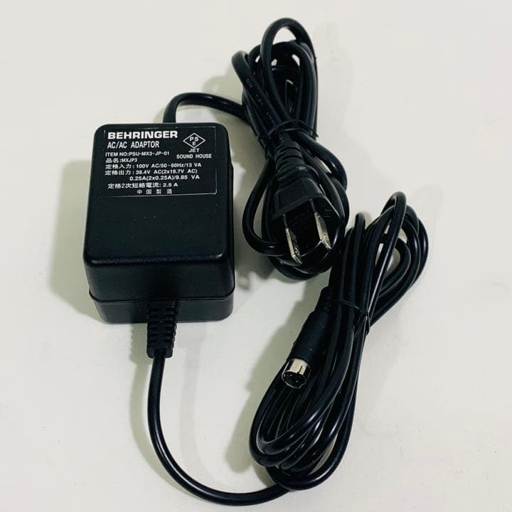 美品!】BEHRINGER ACアダプター 「PSU-MX3-JP-01」 - メルカリ