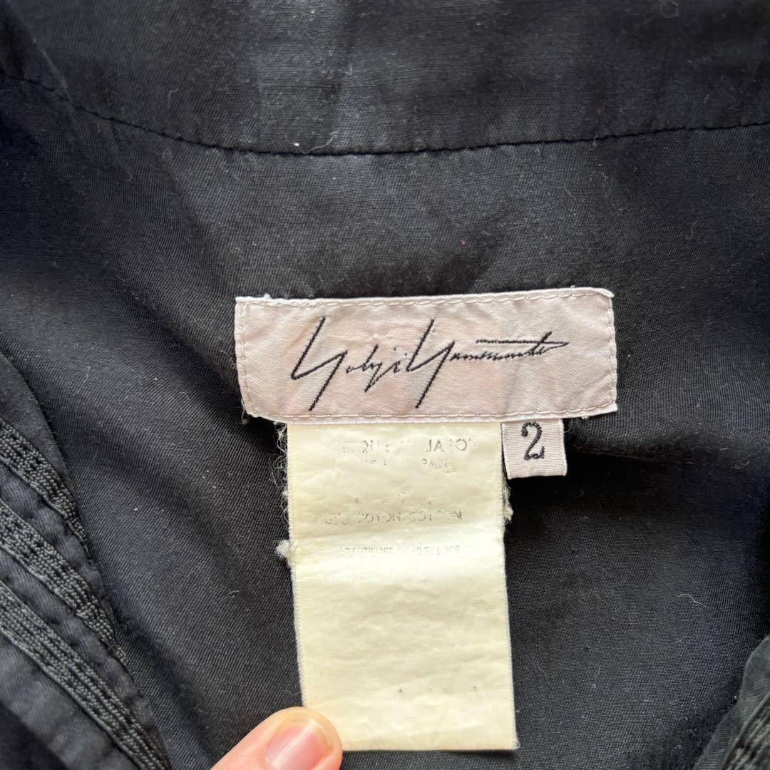 Yohji yamamoto 80s 90s アーカイブ シルク セーラーシャツ Z4183398068