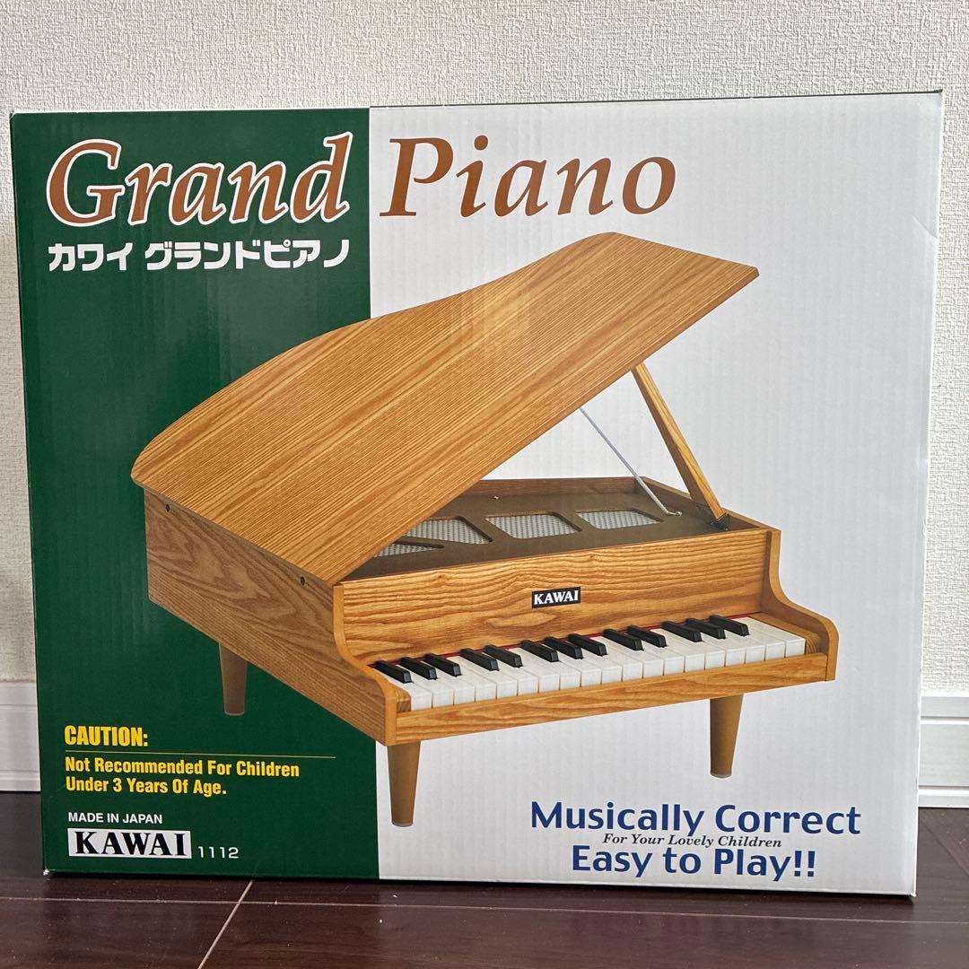 KAWAI カワイ ミニピアノ トイピアノ グランドミニピアノ 木製 ナチュラル Amazon.co.jp: 【 名入れ対応】ピアノ おもちゃ KAWAI 【グランド