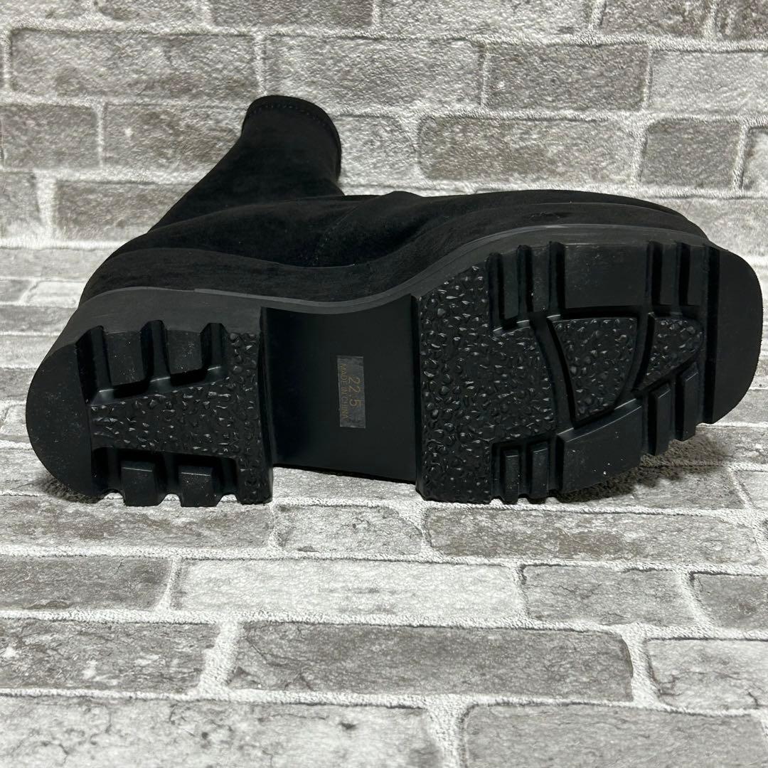 MURUA ムルーア プラットフォームスエードブーツ　バックジップ　22.5cm