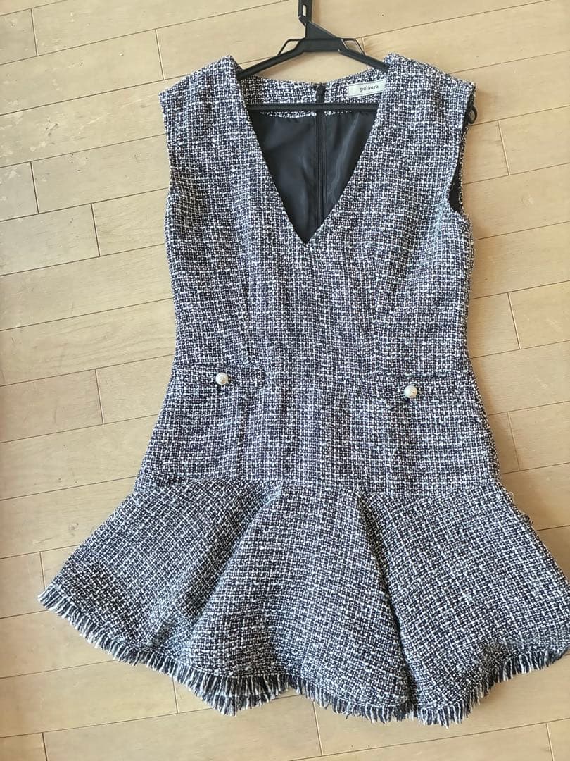 polaura クラシカルツイードフレアミニワンピース - メルカリ