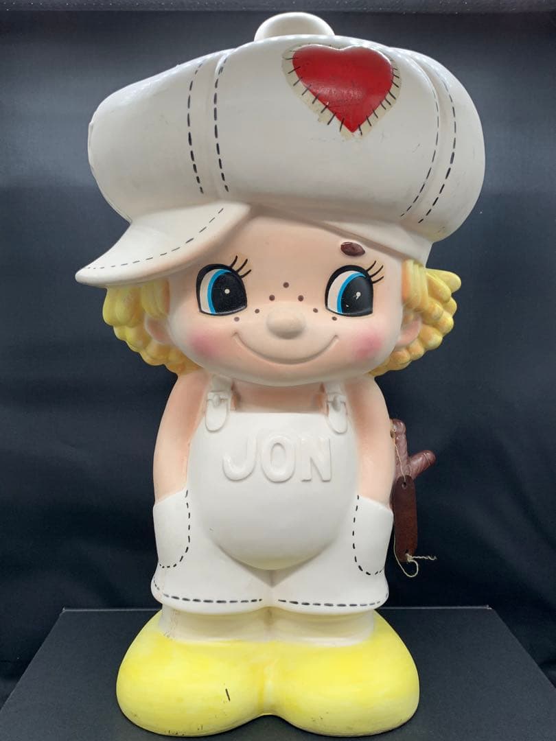 内藤ルネ　JON 大　陶器　貯金箱 内藤ルネ JON 貯金箱 陶器 - メルカリ