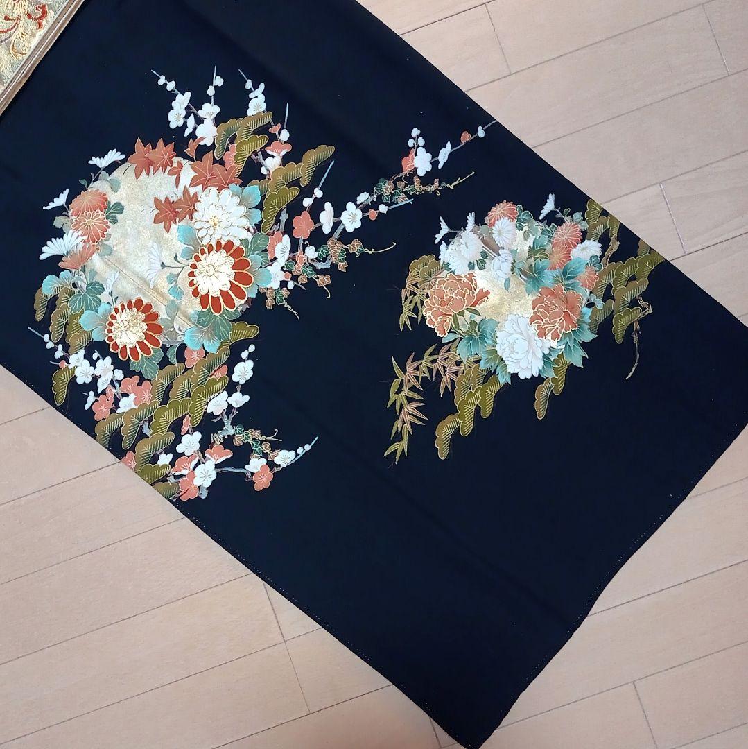 D04限定価格！☆USED美品☆ 結婚式 金彩 豪華 黒留袖6点セット - メルカリ