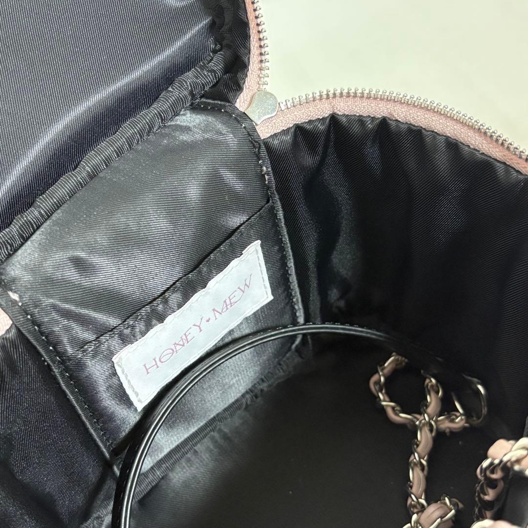 honeymew ハニーミュウ ビッグリボンバニティショルダー ピンク - メルカリ