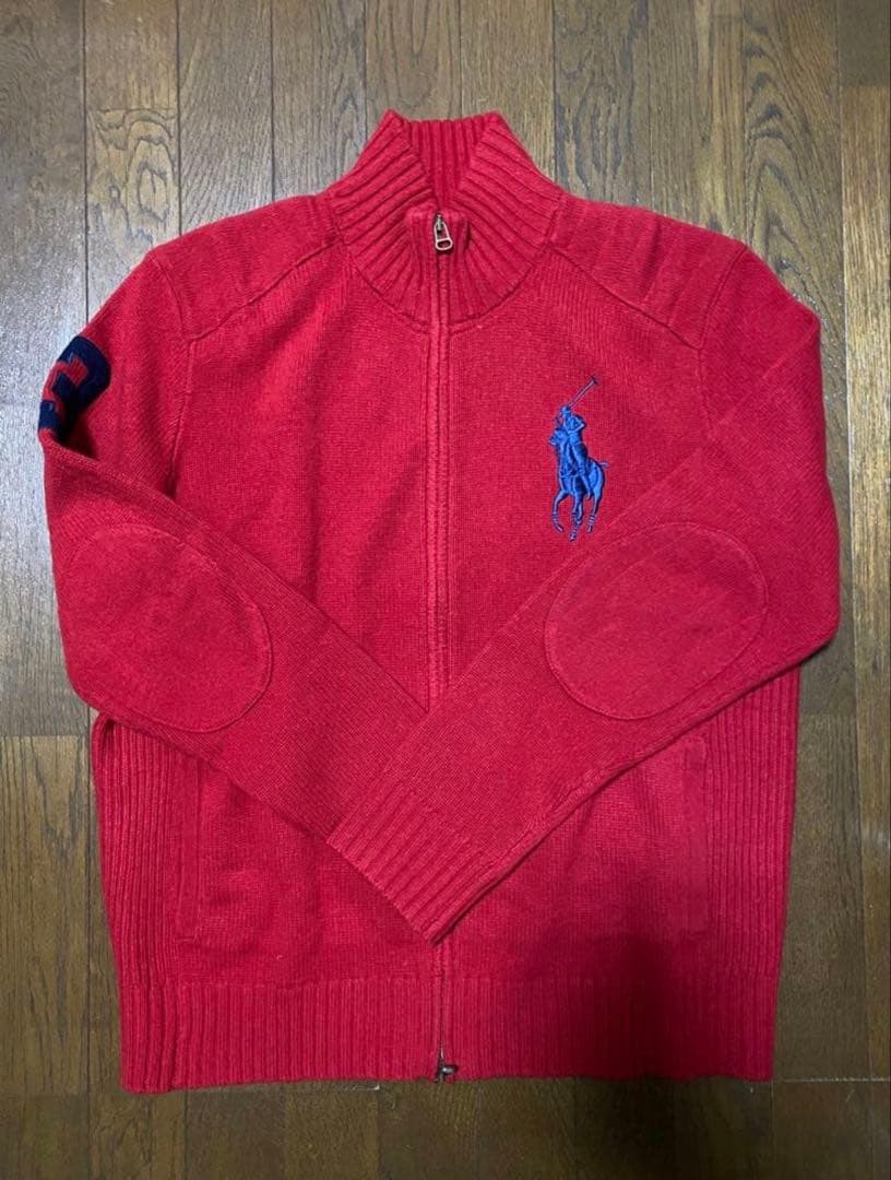 h*3様 未使用　正規品！Polo Ralph Lauren ドライバーズニット POLO RALPH LAUREN(ポロラルフローレン) / ビックポニー刺繍