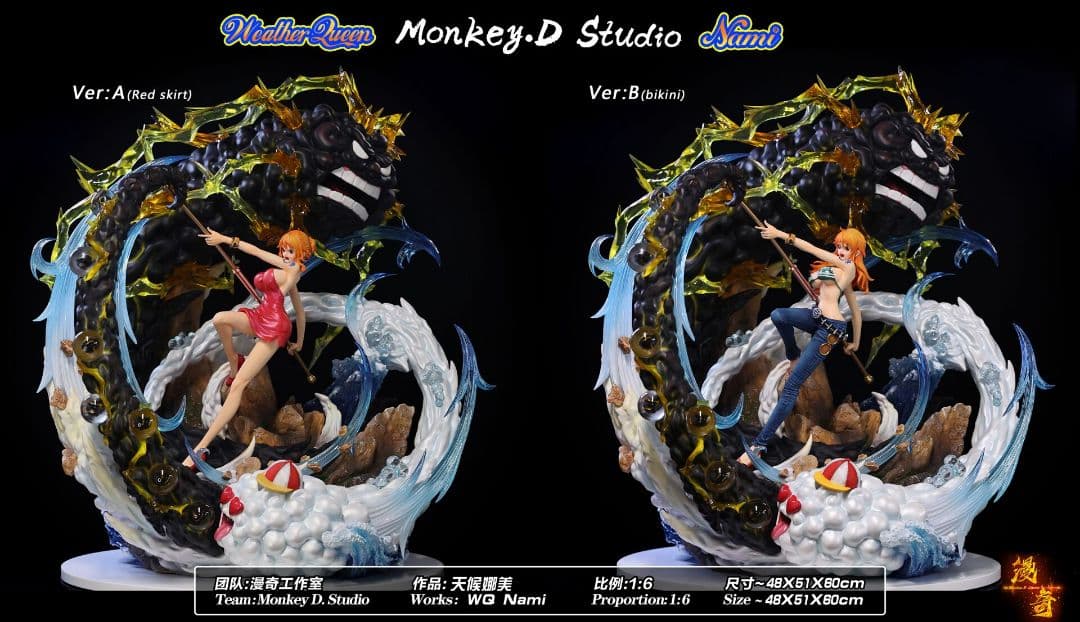 ワンピース ONEPIECE ナミガレージキット スタチュー フィギュア ONE PIECE ナミ 1/6スケール フィギュア ガレージキット - メルカリ