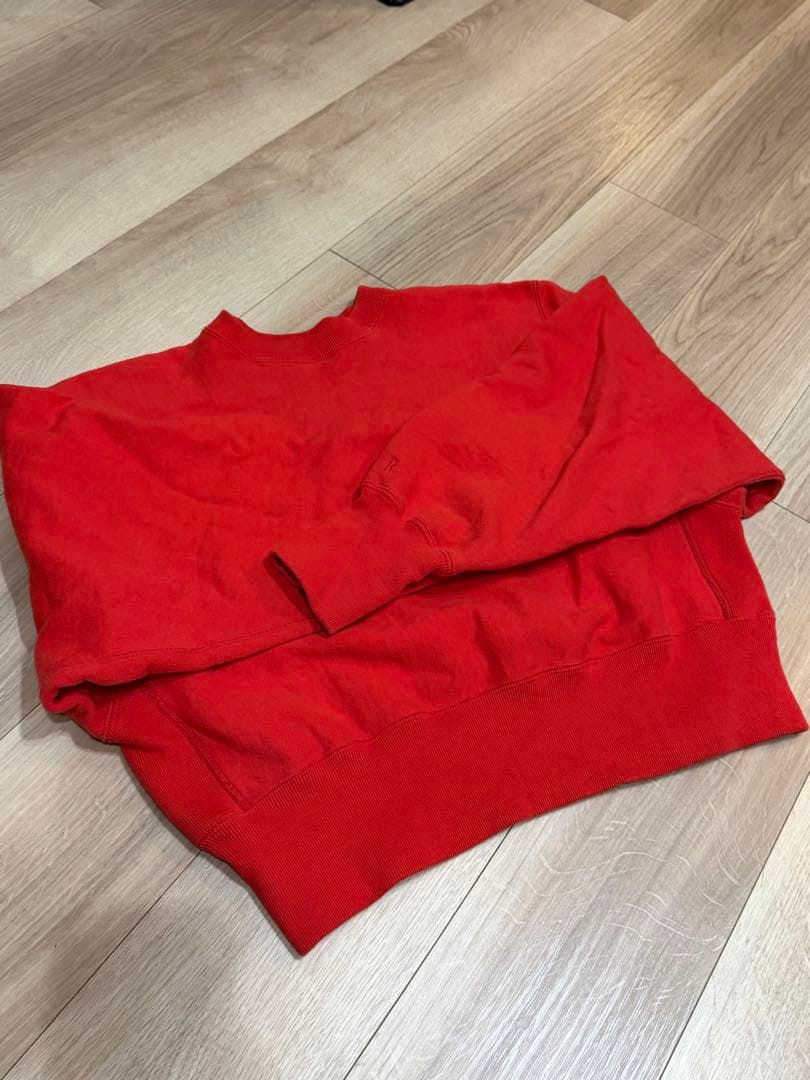 完売品　OSHIMA REI REVERSE WEAVE PO レッド　美品