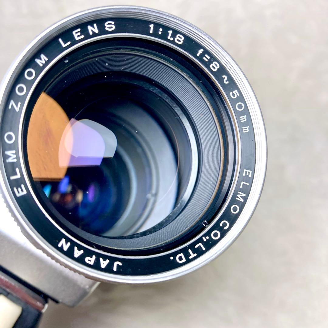 簡易動作確認済】ELMO エルモSUPER 106 8ミリ ビデオカメラ