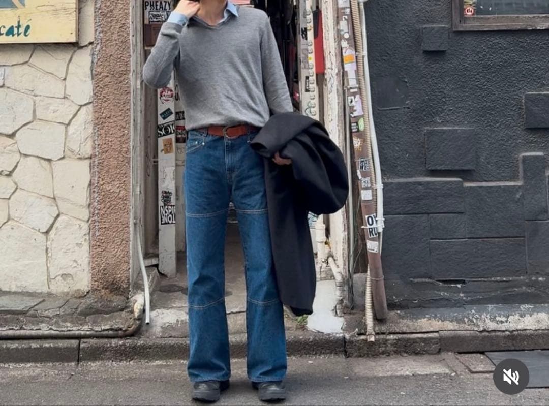 SUNFLOWER サンフラワー ブルー Work フレアジーンズ 29×32 - メルカリ