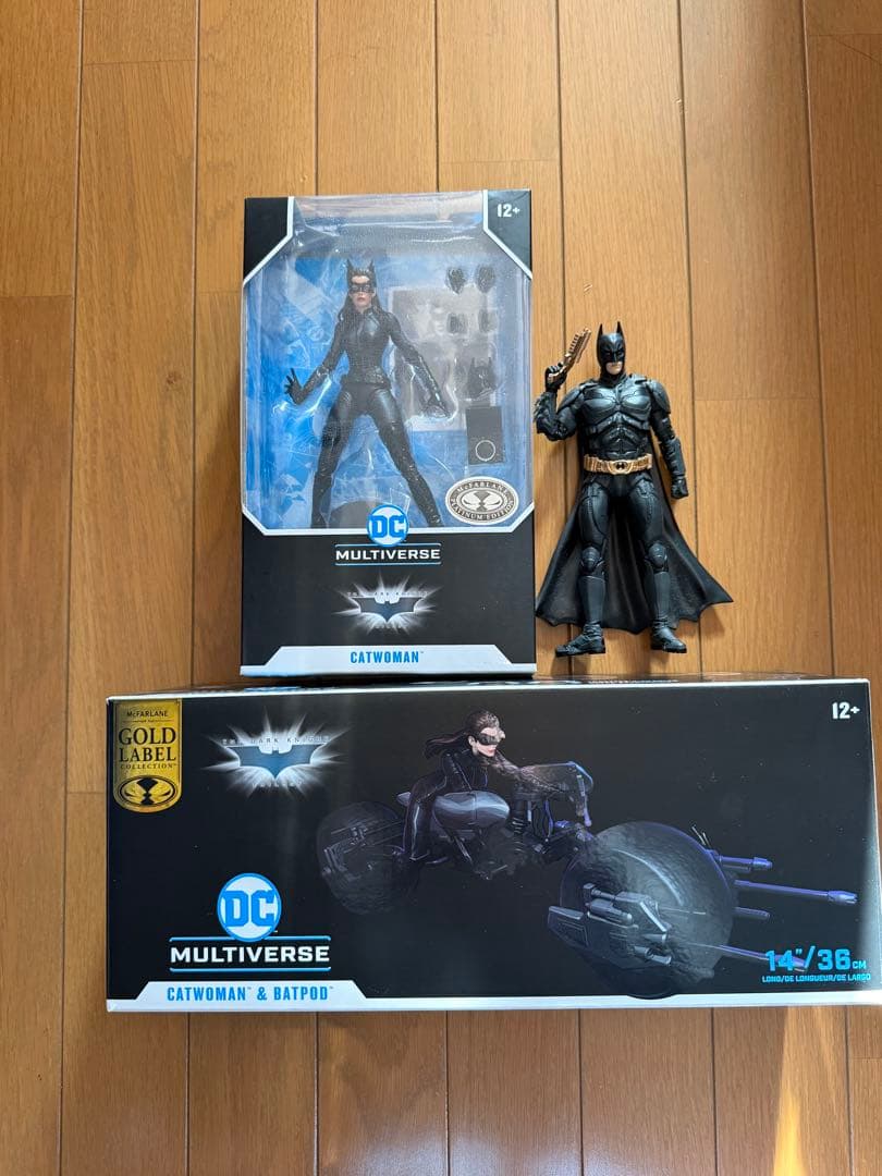 dcマルチバース 　キャットウーマン&バットポッド　バットマン Amazon | メビウスモデル 1/18 ダークナイトライジング キャット