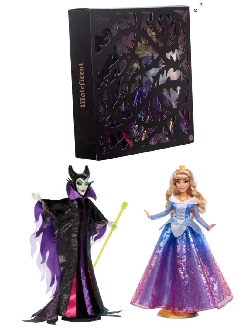 セール！眠れる森の美女 オーロラ姫 ドール マレフィセント ギフト