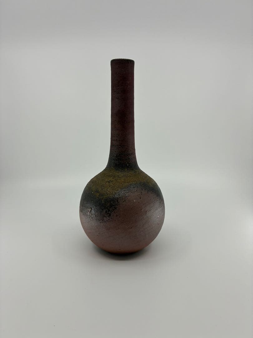 備前焼 花入 一輪挿し 共箱付き 陶印あり 約20cm 花瓶 - メルカリ