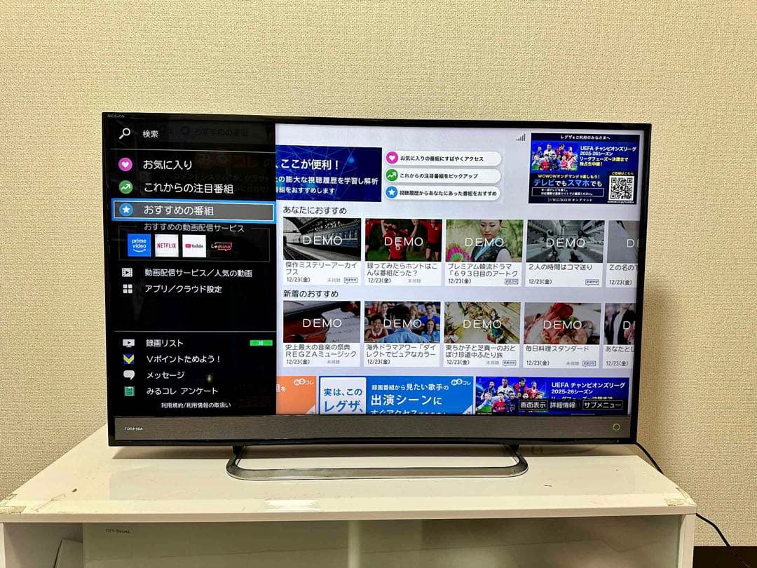 4K REGZA／Netflix、YouTube】東芝 40型液晶テレビ - メルカリ
