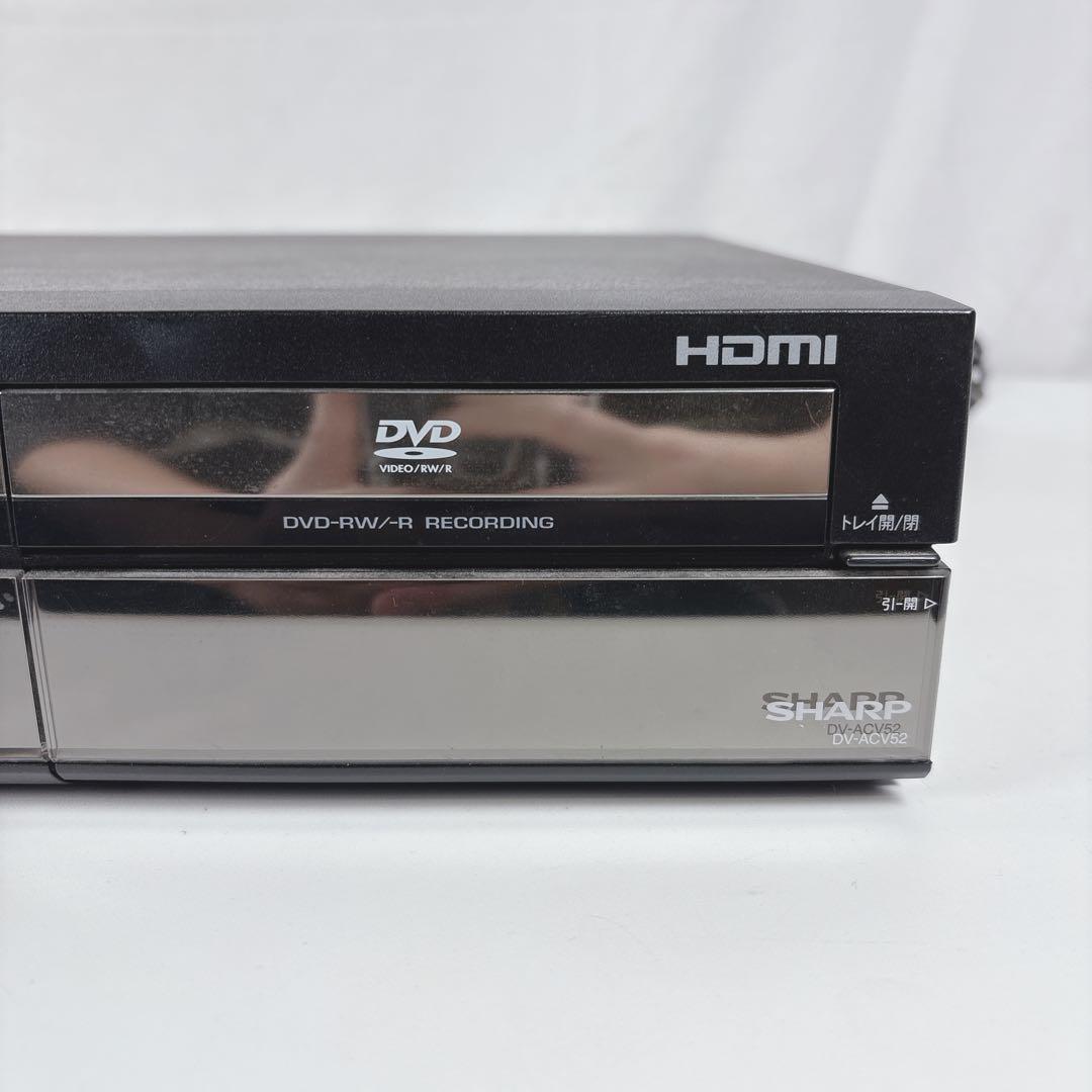SHARP HDD•DVD•ビデオ一体型レコーダー DV-ACV52 ジャンク - メルカリ